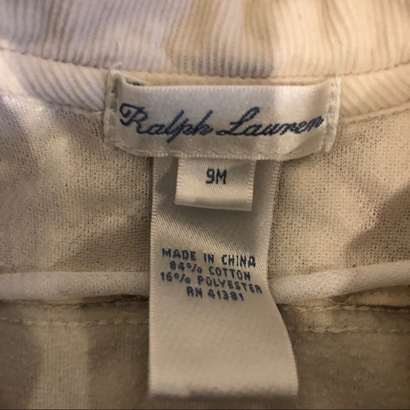 Ralph Lauren Velvet Infant Footie - Picture 2 of 2